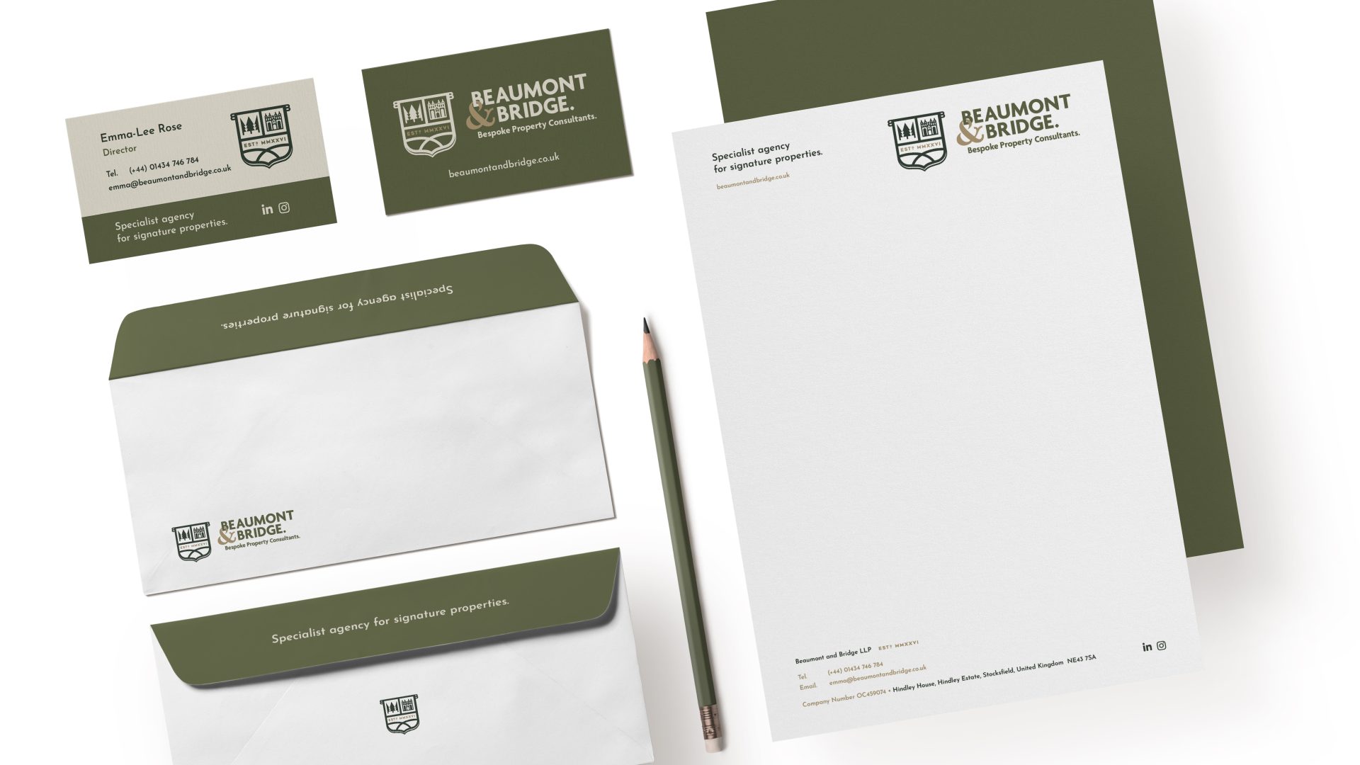 Branding & Website Design for Beaumont & Bridge | Axia Create
